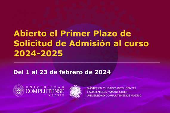 Abierto el Primer Plazo de Solicitud de Admisiones para la edición 2024-2025